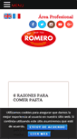 Mobile Screenshot of pastasromero.com